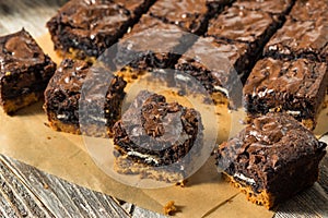 Homemade Chocolate Slutty Brownies