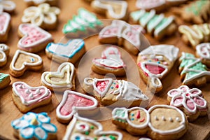 Homemade Christmas cookies photo