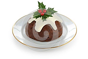 Homemade christmas pudding