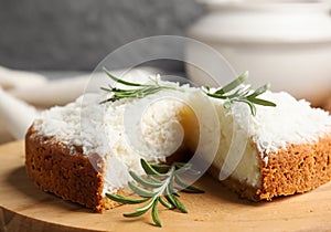 homemade coconut cake