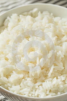 Homemade Cooked Steamed White Rice