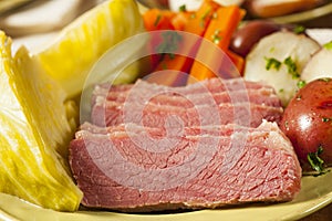 Homemade Corned Beef and Cabbage