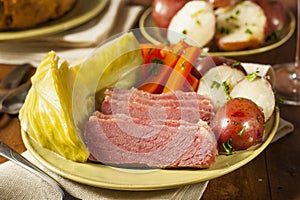 Homemade Corned Beef and Cabbage