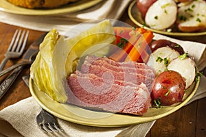 Homemade Corned Beef and Cabbage