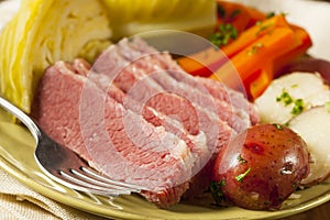 Homemade Corned Beef and Cabbage