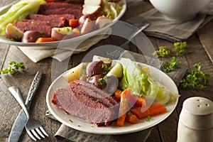 Homemade Corned Beef and Cabbage