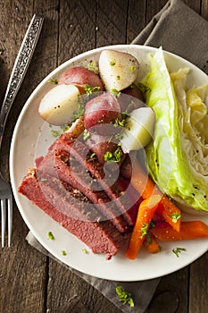 Homemade Corned Beef and Cabbage