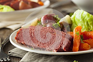 Homemade Corned Beef and Cabbage