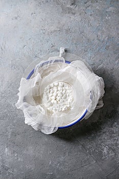 Homemade cottage cheese