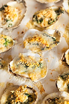 Homemade Creamy Oysters Rockefeller