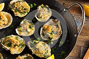 Homemade Creamy Oysters Rockefeller