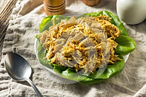 Homemade Curried Coronation Chicken with Lettuce