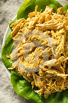 Homemade Curried Coronation Chicken with Lettuce