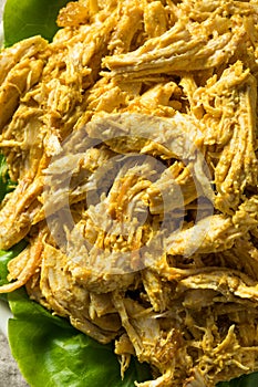 Homemade Curried Coronation Chicken with Lettuce