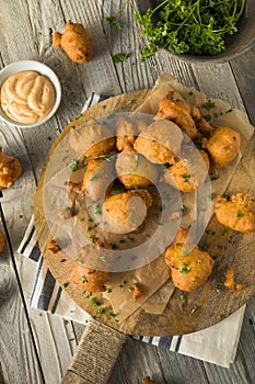 Homemade Deep Fried Hush Puppies