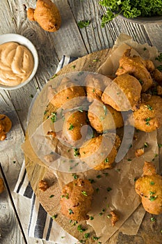 Homemade Deep Fried Hush Puppies