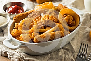 Homemade Deep Fried Munch Basket