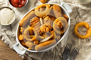 Homemade Deep Fried Munch Basket