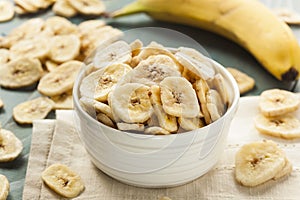 Homemade Dehydrated Banana Chips