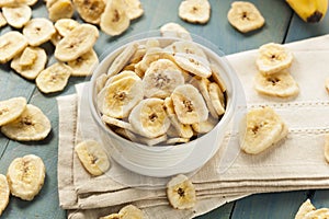 Homemade Dehydrated Banana Chips