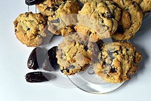 Cookies with dried dates photo