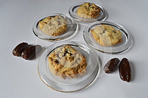 Cookies with dried dates photo