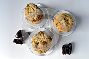 Cookies with dried dates photo