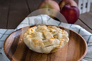 Homemade delicious fresh apple pie