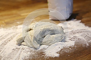 Homemade dough kneeding