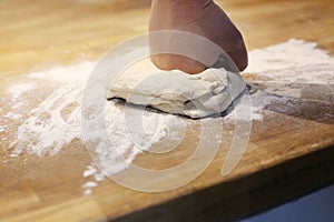 Homemade dough kneeding
