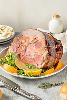 Homemade Easter Ham Dinner