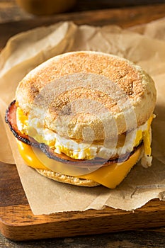 Homemade Egg English Muffin Sandwich