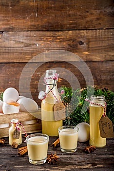 Homemade egg liquor photo