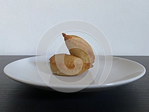 Homemade empanadas isolated on a plate