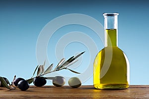 Homemade extravirgin olive oil