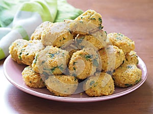 Homemade Falafel balls.