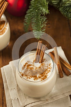 Homemade Festive Cinnamon Eggnog