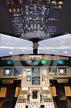 Homemade flight simulator cockpit