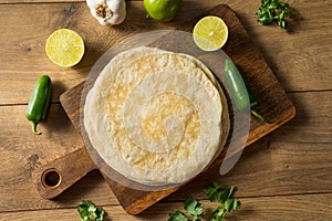 Homemade Fresh Flour Tortillas