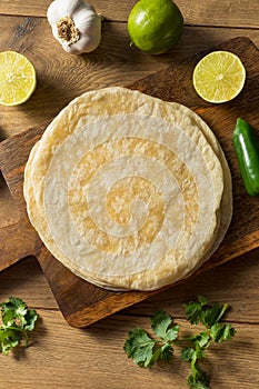 Homemade Fresh Flour Tortillas