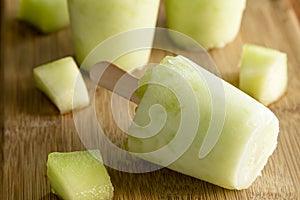 Homemade Fresh Pureed Fruit Frozen Popsicles