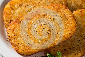 Homemade Fried Hashbrown Patty