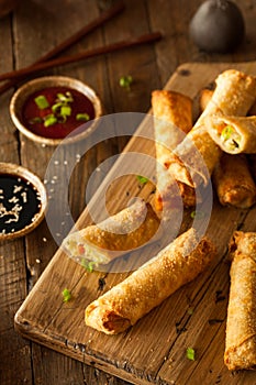 Homemade Fried Pork EggRolls