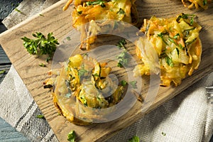 Homemade Fried Vegetable Birds Nests