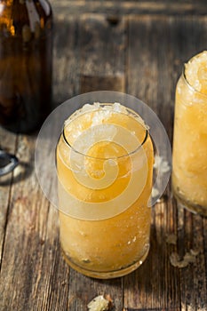 Homemade Frozen Beer Slushie