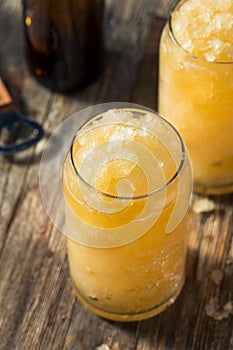 Homemade Frozen Beer Slushie