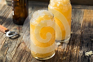 Homemade Frozen Beer Slushie