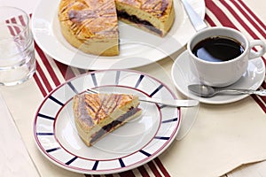 Homemade gateau basque