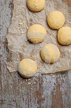 homemade ghee biscuits or cookies on table top