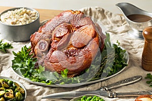 Homemade Glazed Holiday Ham Roast